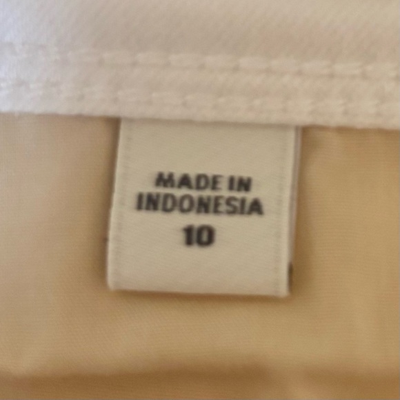 JJill White Denim Jeans Authentic Fit Slim Ankle Size 10 - Picture 10 of 12